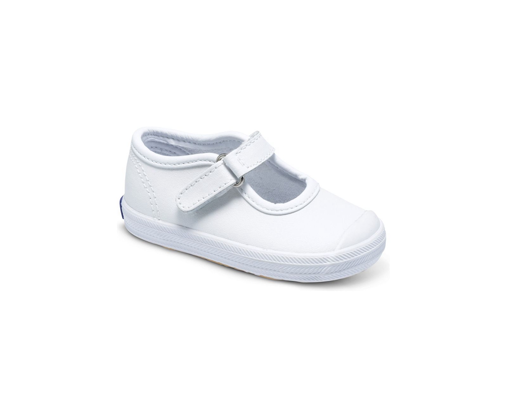 Slip On Παιδικα - Keds Champion Toe Cap Mj - Λευκα - BNEAX0241